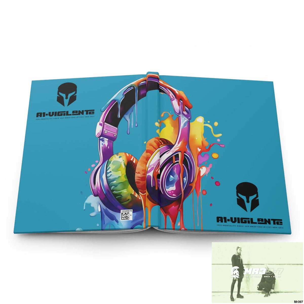 A1-Vigilante • Sparta Melting Headset Hardcover Journal Matte Journal Paper products