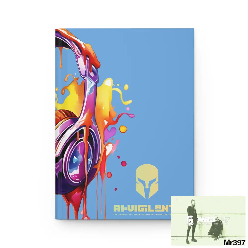 A1• Vigilante Sparta Melting Headset Hardcover Journal Matte Journal Paper products