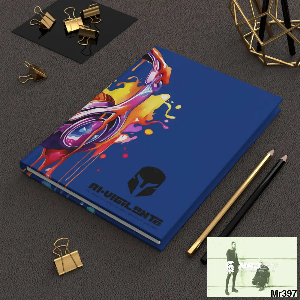 A1-Vigilante • Sparta Melting Headset Hardcover Journal Matte Journal Paper products