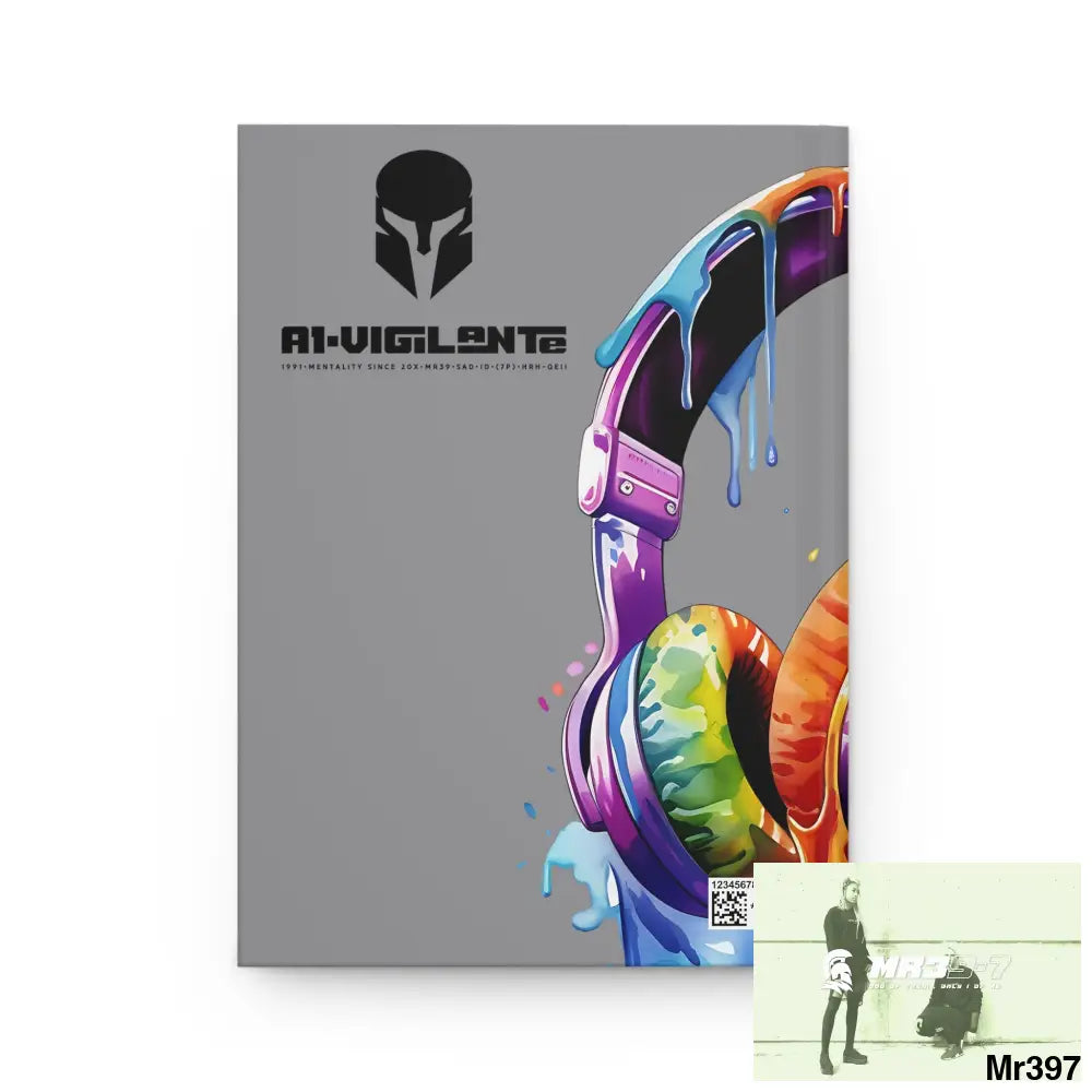 A1• Vigilante • Sparta Melting Headset Hardcover Journal Matte Journal Paper products