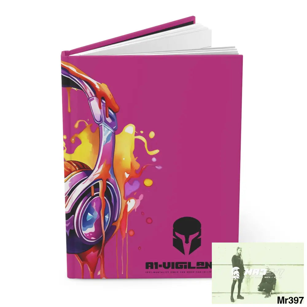 A1-Vigilante • Sparta Melting Headset Hardcover Journal Matte Journal Paper products