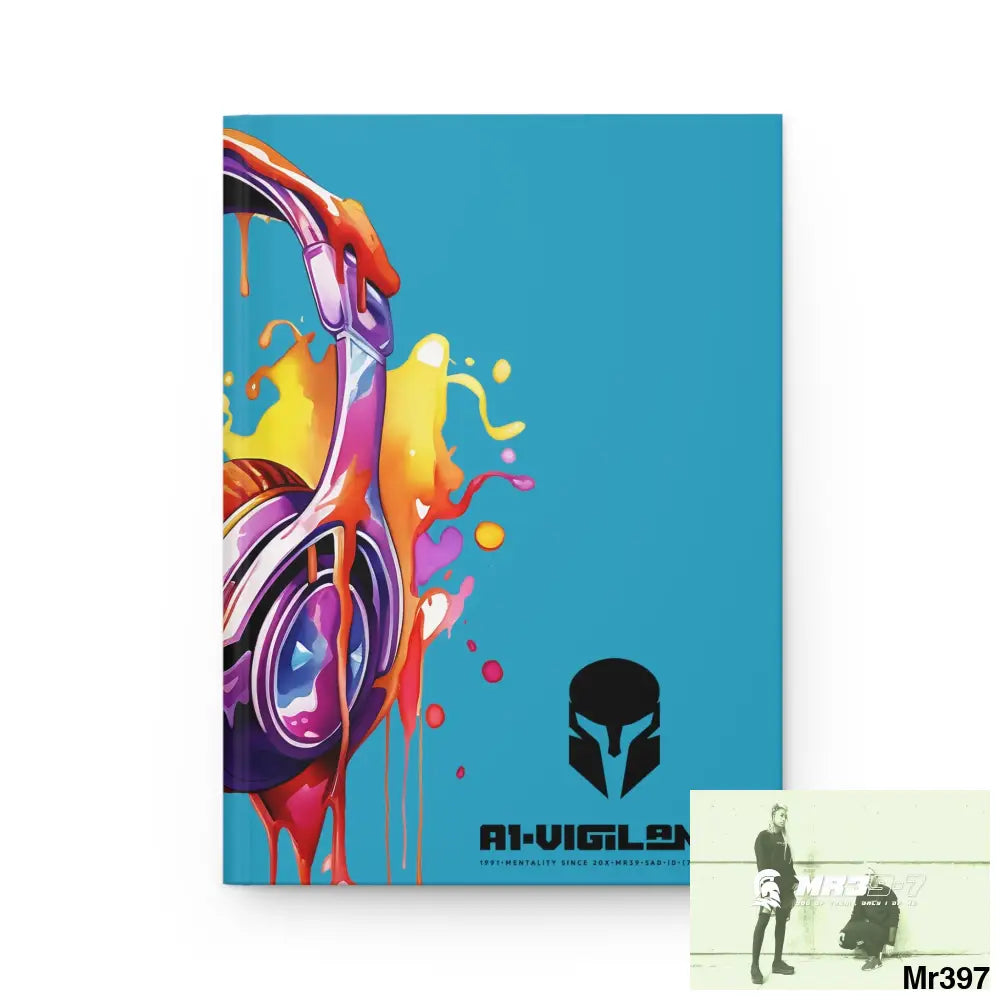 A1-Vigilante • Sparta Melting Headset Hardcover Journal Matte Journal Paper products