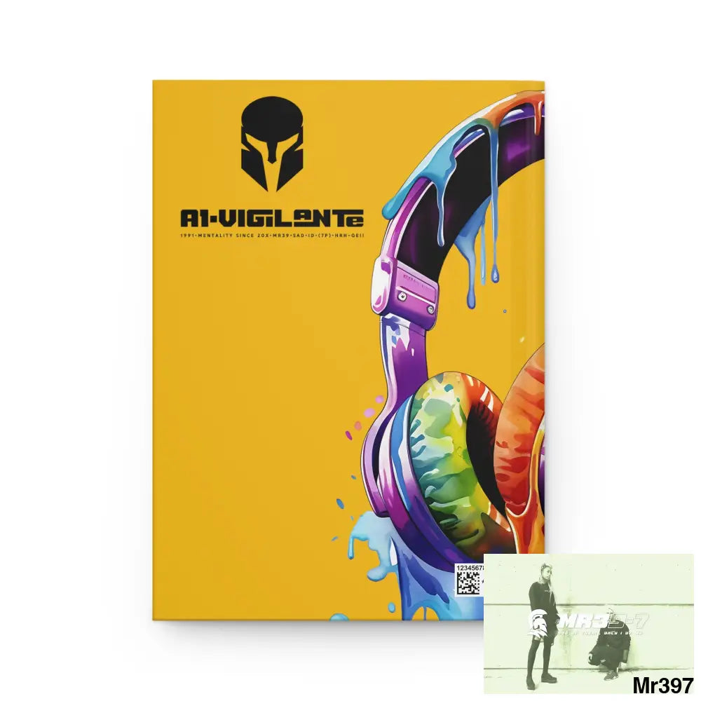 A1-Vigilante • Sparta Melting Headset Hardcover Journal Matte Journal Paper products