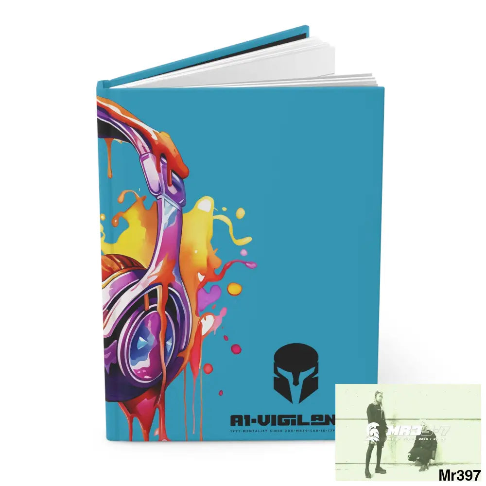 A1-Vigilante • Sparta Melting Headset Hardcover Journal Matte Journal Paper products