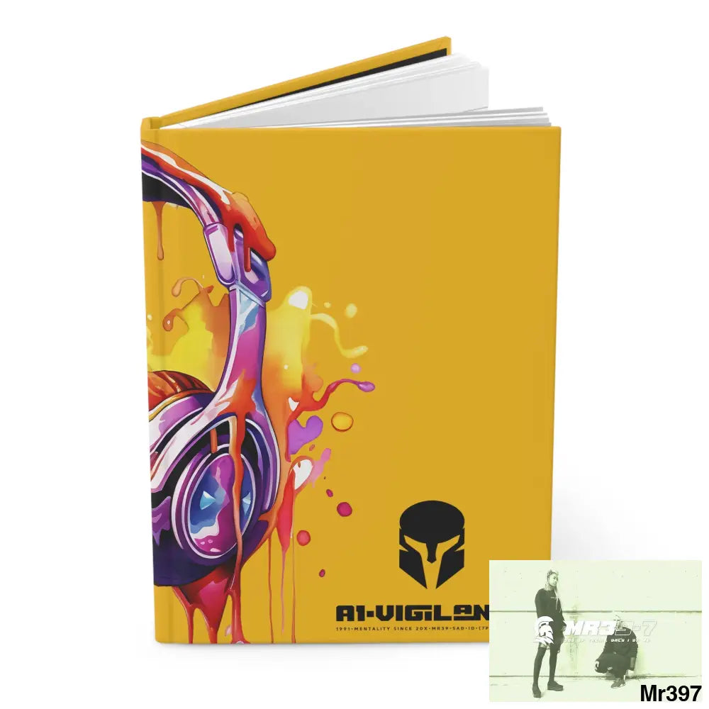 A1-Vigilante • Sparta Melting Headset Hardcover Journal Matte Journal Paper products