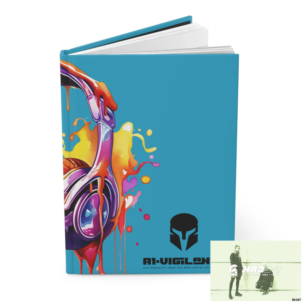 A1-Vigilante • Sparta Melting Headset Hardcover Journal Matte Journal Paper products