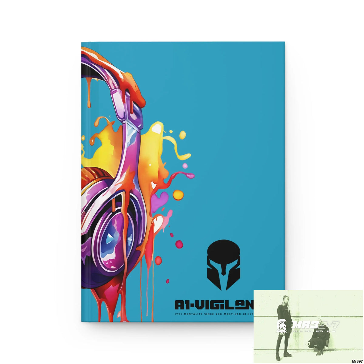 A1-Vigilante • Sparta Melting Headset Hardcover Journal Matte Journal Paper products