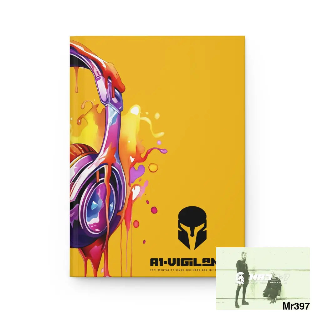 A1-Vigilante • Sparta Melting Headset Hardcover Journal Matte Journal Paper products