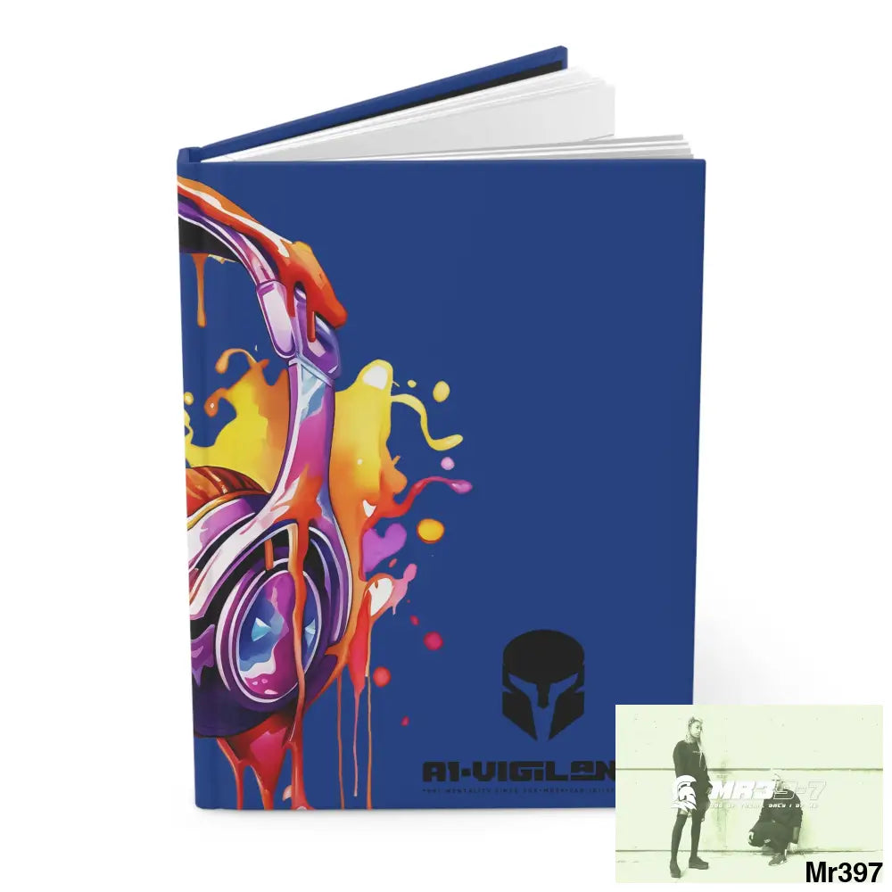 A1-Vigilante • Sparta Melting Headset Hardcover Journal Matte Journal Paper products