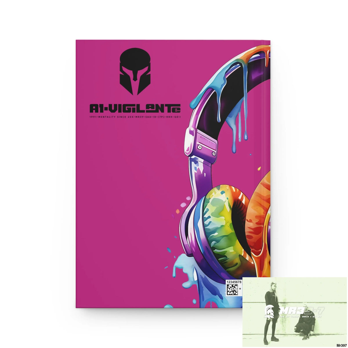 A1-Vigilante • Sparta Melting Headset Hardcover Journal Matte Journal Paper products