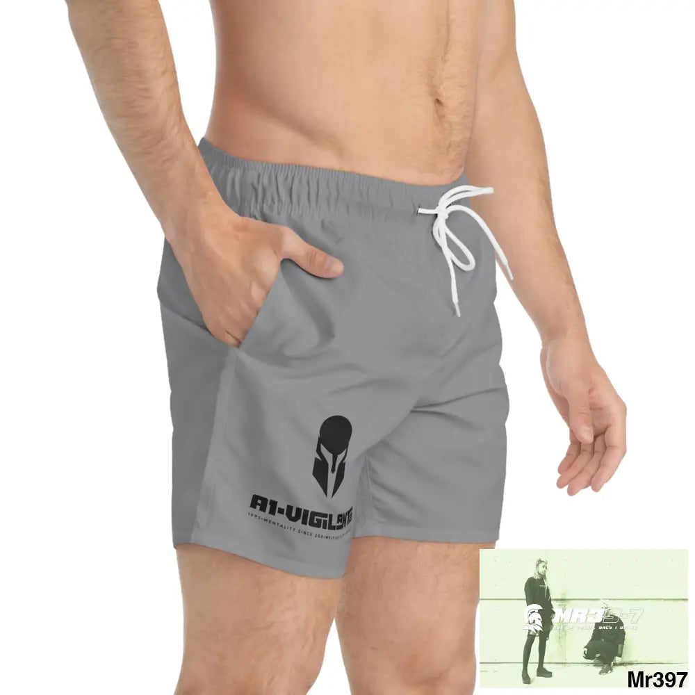A1-Vigilante Sparta Mens Swim Trunks (AOP) All Over Prints