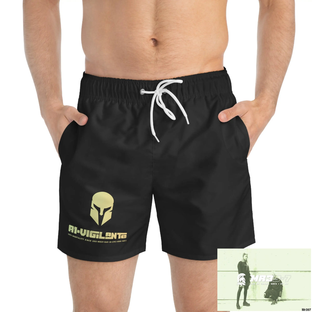 A1-Vigilante Sparta Mens Swim Trunks (AOP) All Over Prints