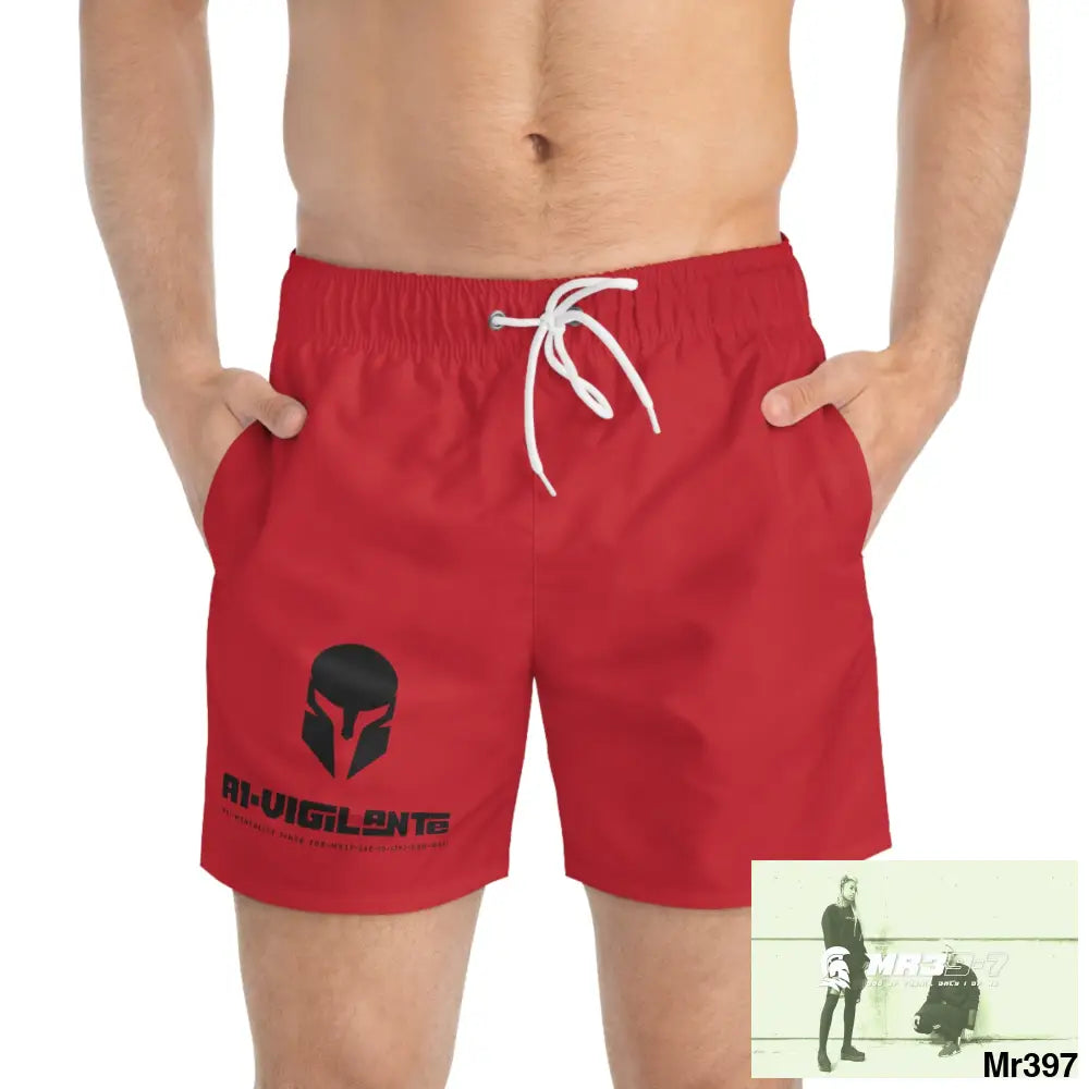 A1-Vigilante Sparta Mens Swim Trunks (AOP) All Over Prints