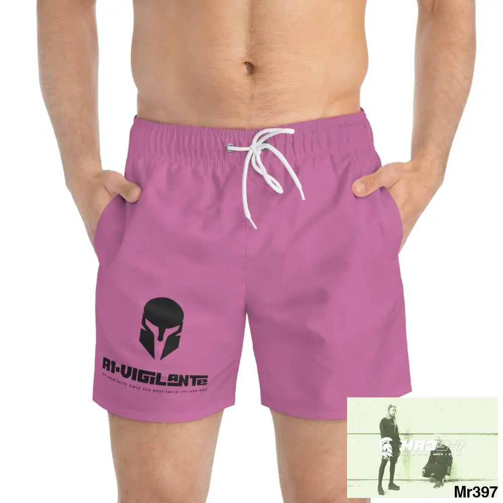 A1-Vigilante Sparta Mens Swim Trunks (AOP) All Over Prints
