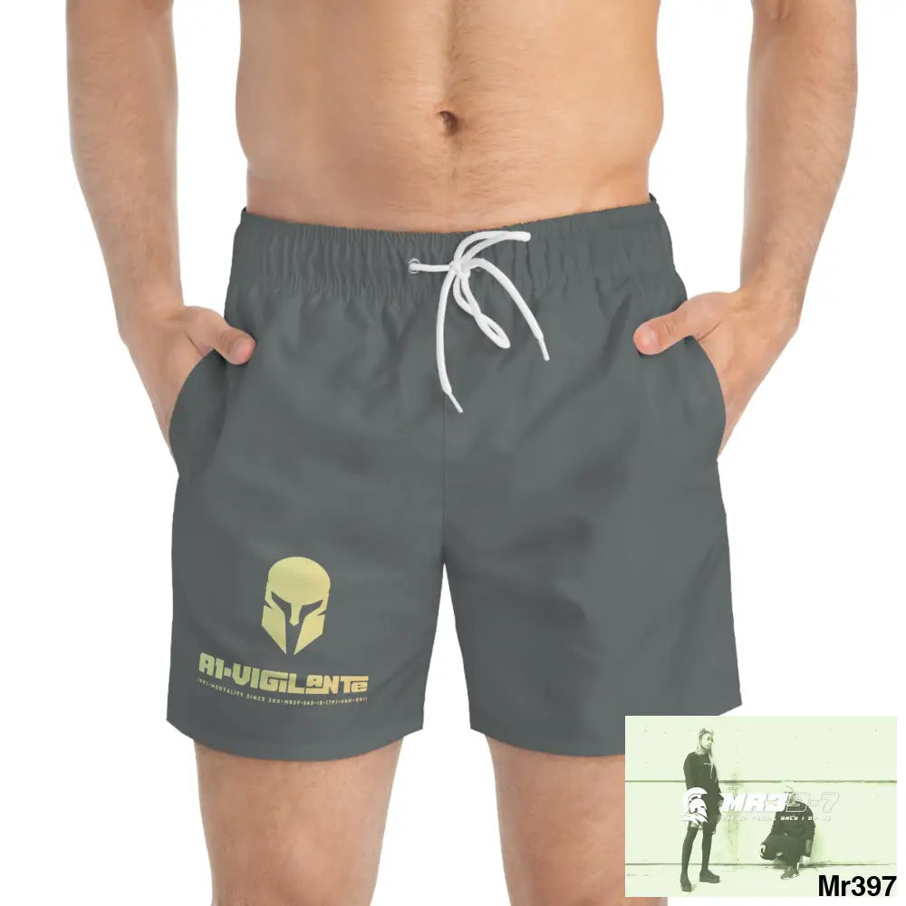 A1-Vigilante Sparta Mens Swim Trunks (AOP) All Over Prints