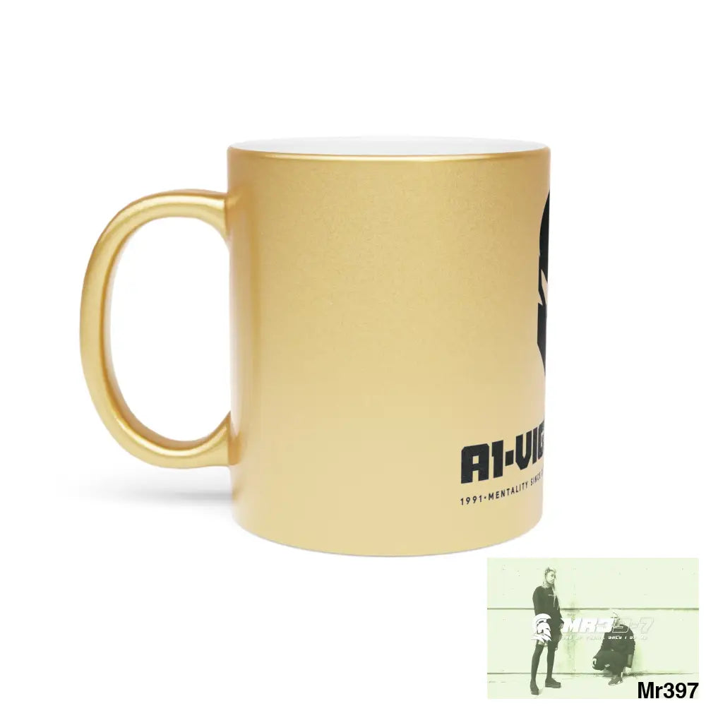 A1-Vigilante Sparta Metallic Mug (Silver\Gold) Mug