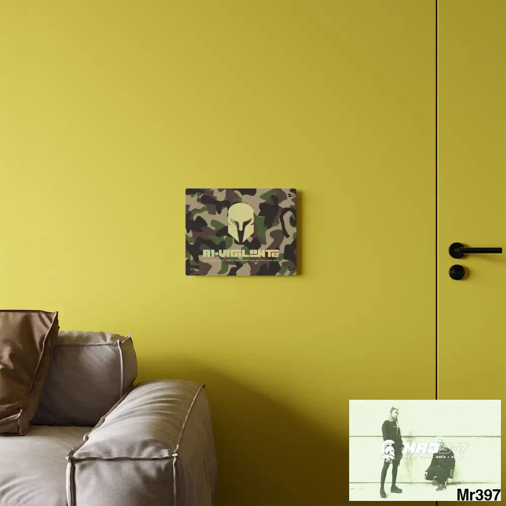 A1-Vigilante Sparta Military Mentality 1991 Style Acrylic Wall Art Panels Home Decor