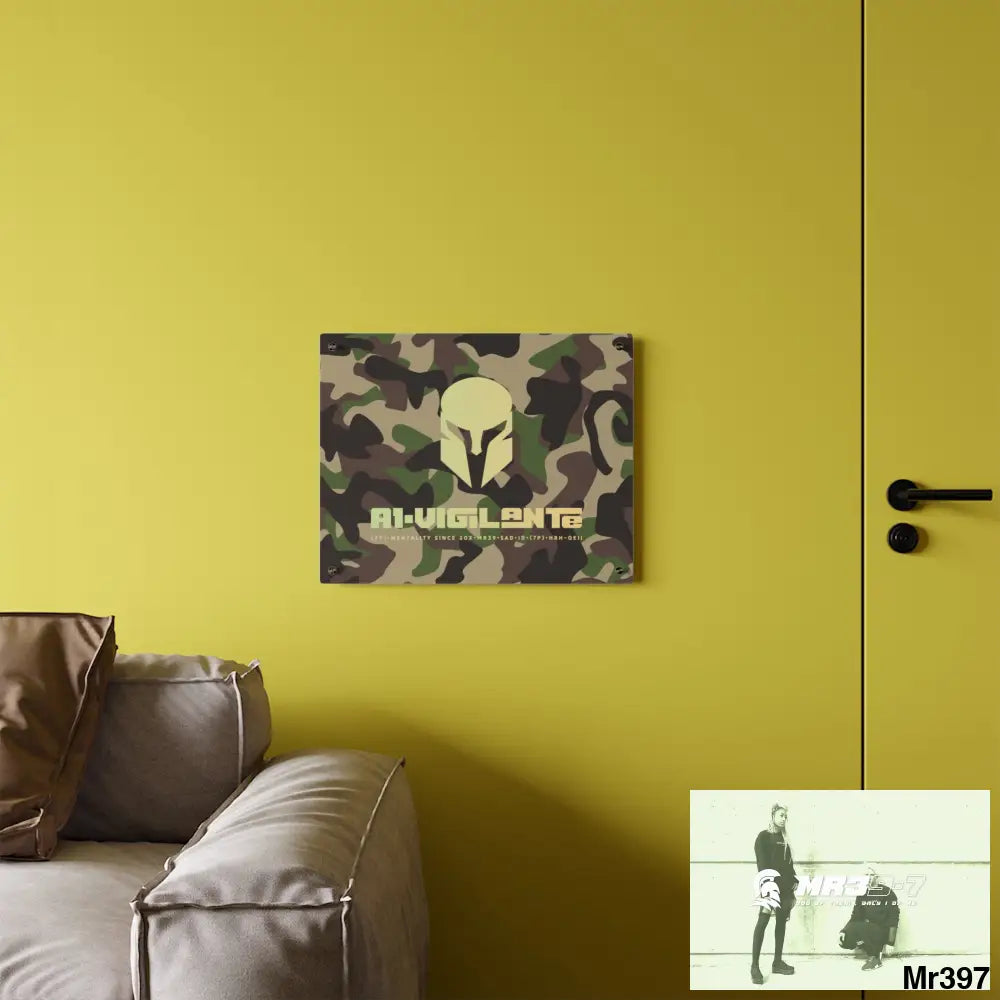 A1-Vigilante Sparta Military Mentality 1991 Style Acrylic Wall Art Panels Home Decor