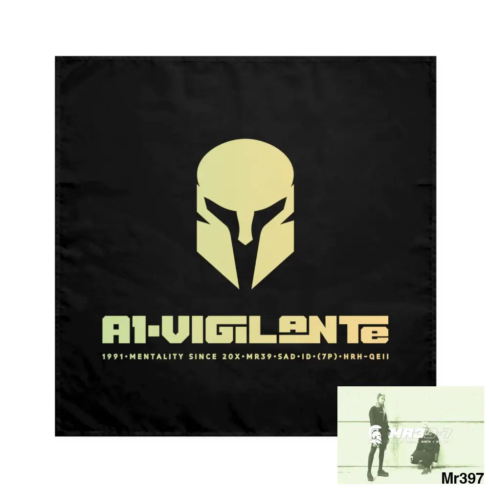 A1-Vigilante Sparta Napkins 4-piece set / White / 19’’ × 19’’ Accessories