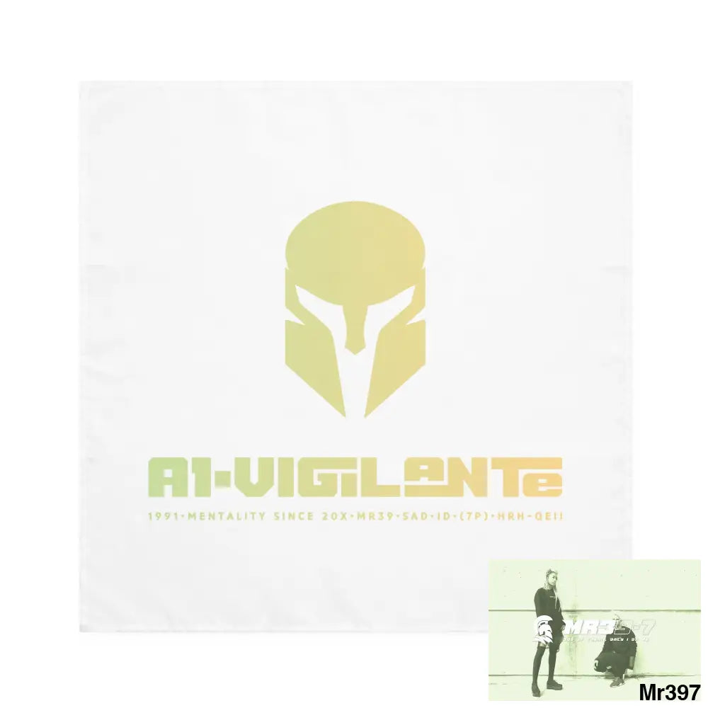 A1-Vigilante Sparta Napkins 4-piece set / White / 19’’ × 19’’ Accessories