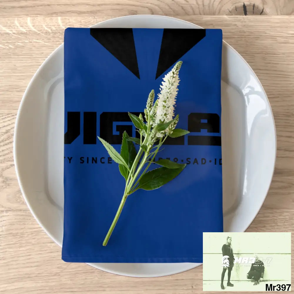 A1-Vigilante Sparta Napkins 4-piece set / White / 19’’ × 19’’ Accessories