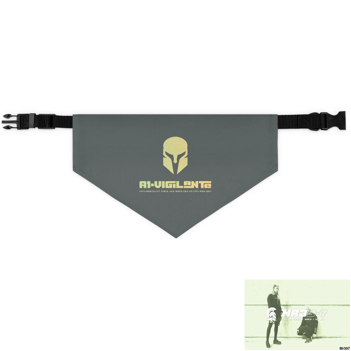 A1-Vigilante-Sparta Pet Bandana Collar L Pets