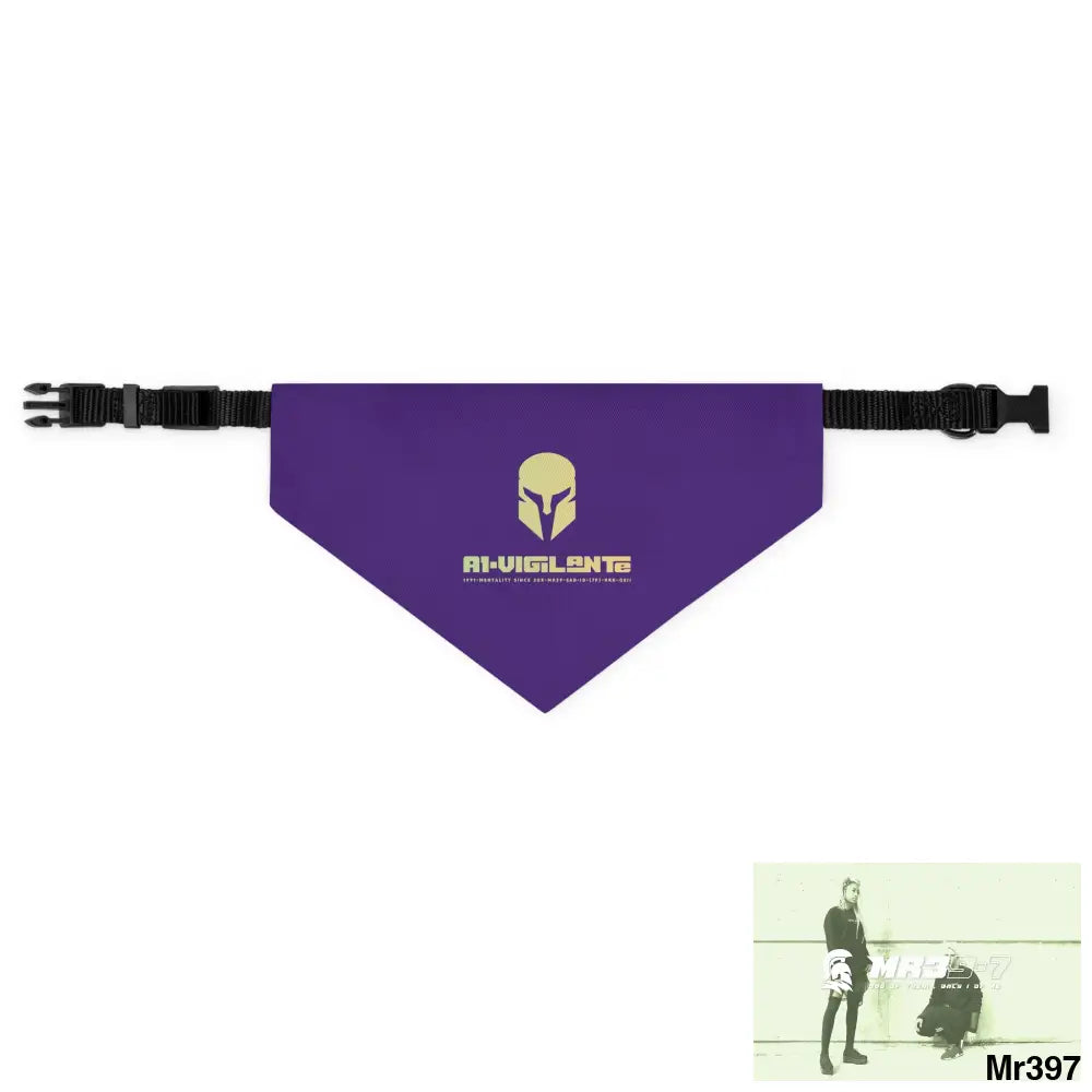A1-Vigilante-Sparta Pet Bandana Collar M Pets