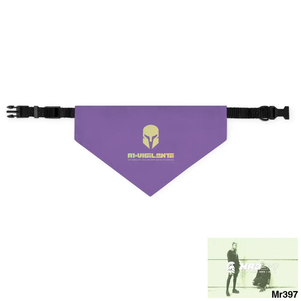 A1-Vigilante-Sparta Pet Bandana Collar M Pets