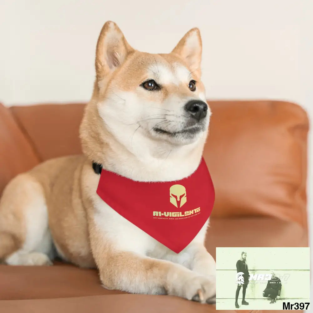 A1-Vigilante-Sparta Pet Bandana Collar Pets