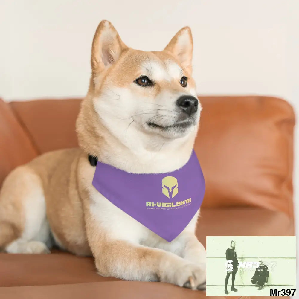 A1-Vigilante-Sparta Pet Bandana Collar Pets