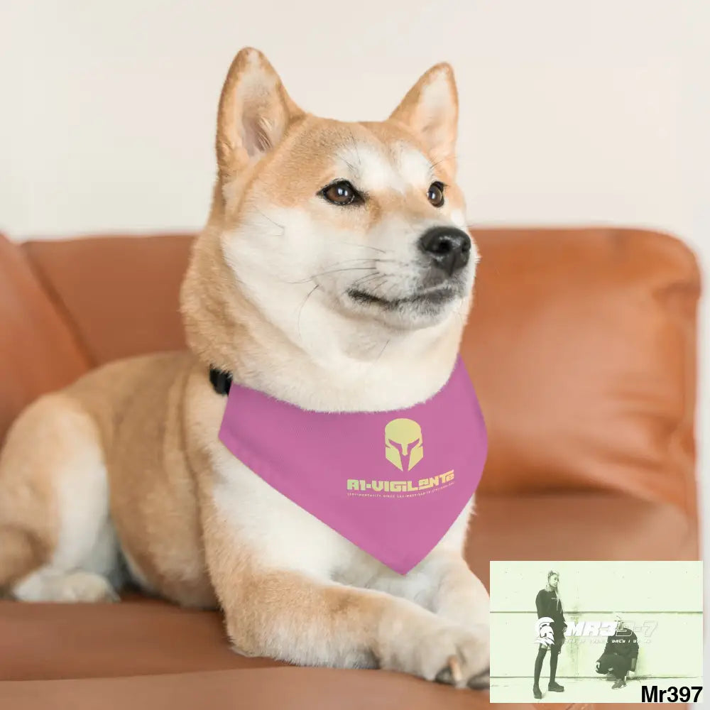 A1-Vigilante-Sparta Pet Bandana Collar Pets
