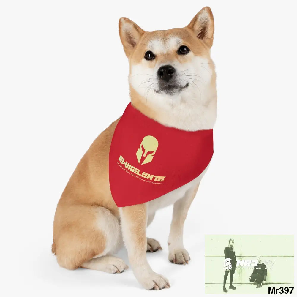 A1-Vigilante-Sparta Pet Bandana Collar Pets