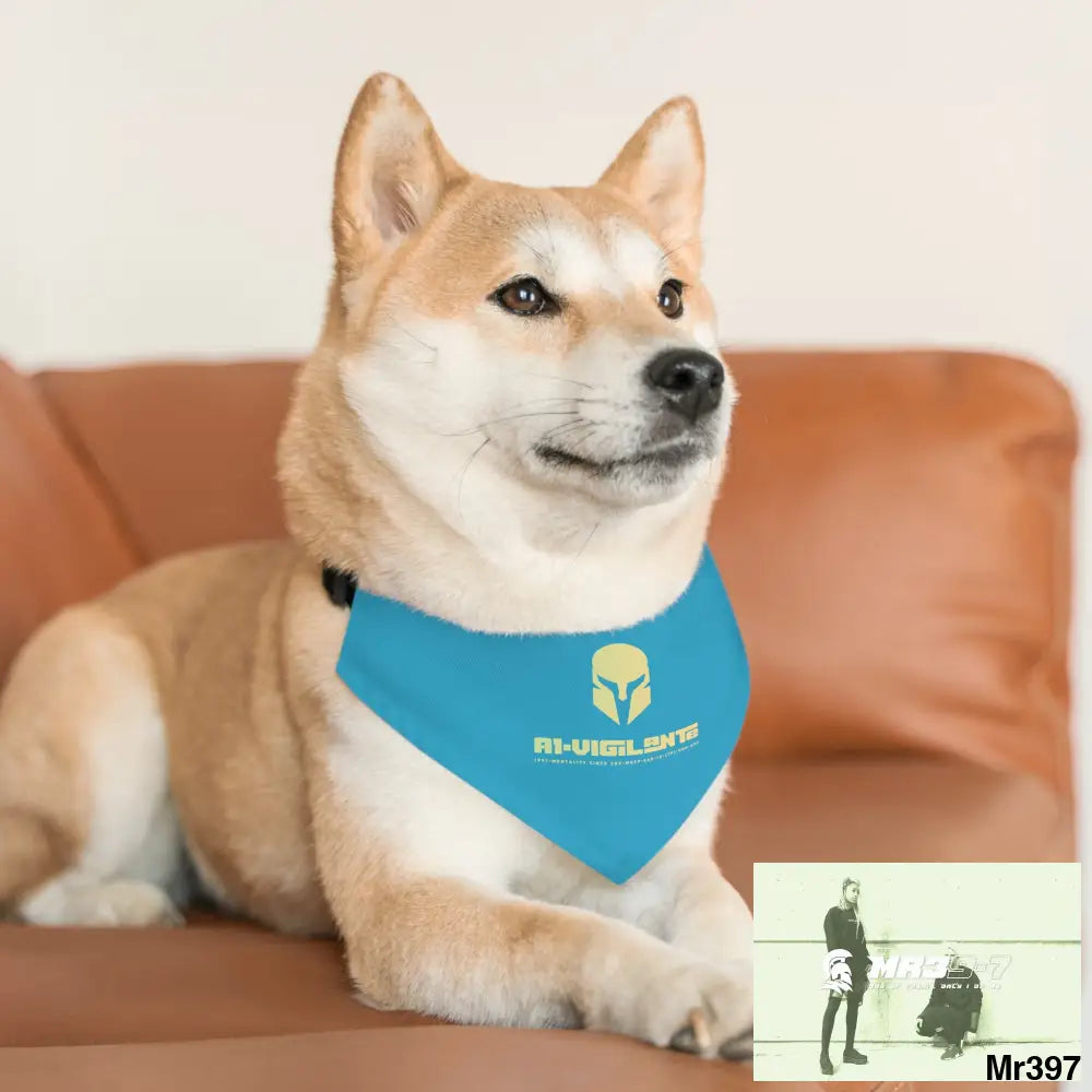 A1-Vigilante-Sparta Pet Bandana Collar Pets