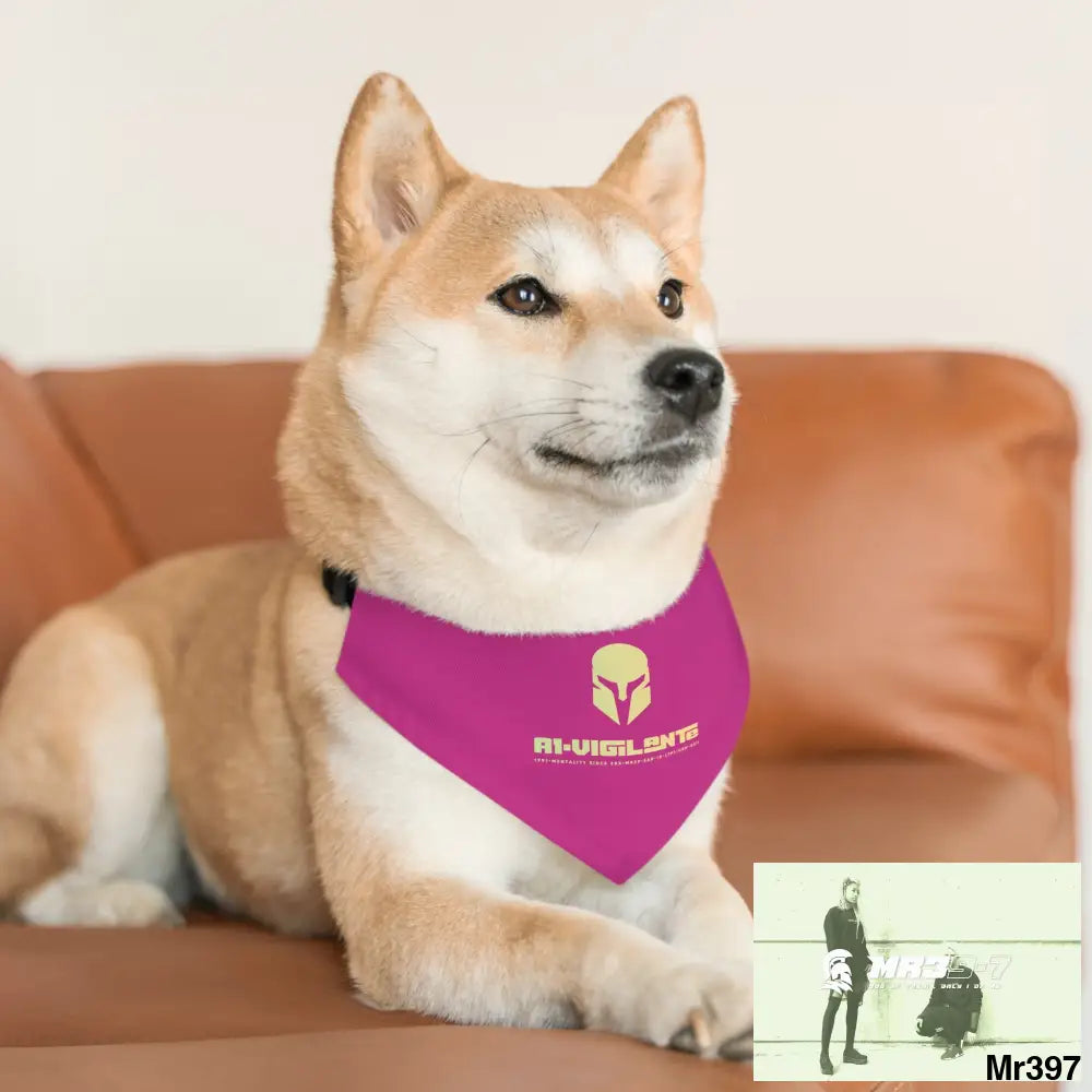 A1-Vigilante-Sparta Pet Bandana Collar Pets