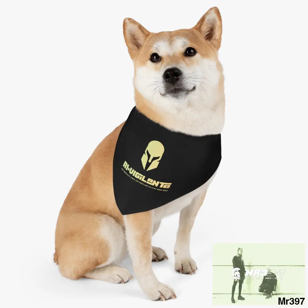 A1-Vigilante-Sparta Pet Bandana Collar Pets