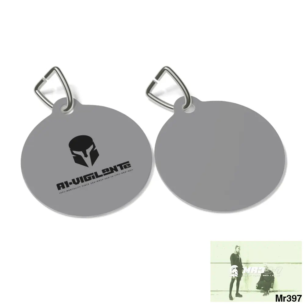 A1-Vigilante Sparta Pet Tag 1’’ Pets