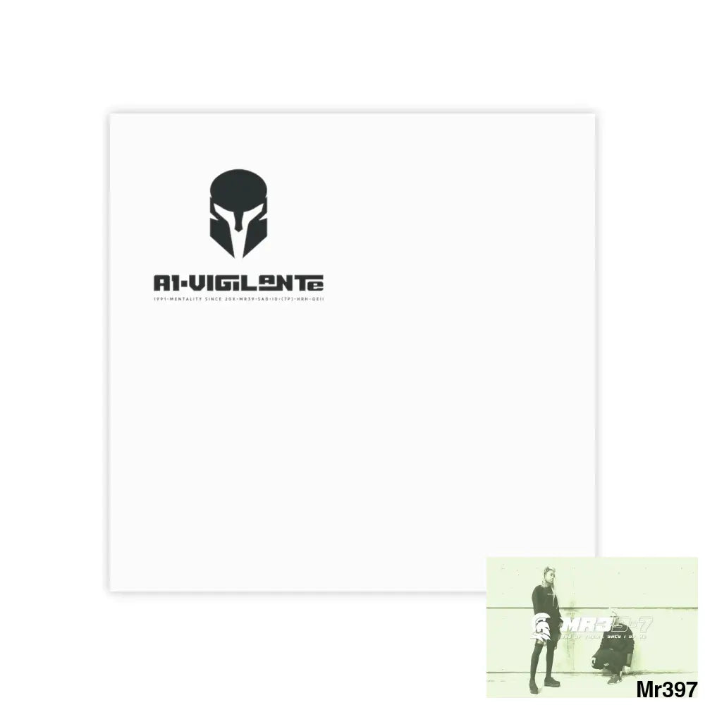 A1-Vigilante Sparta Post-it® Note Pads 3’’ x 3’’ / White Paper products
