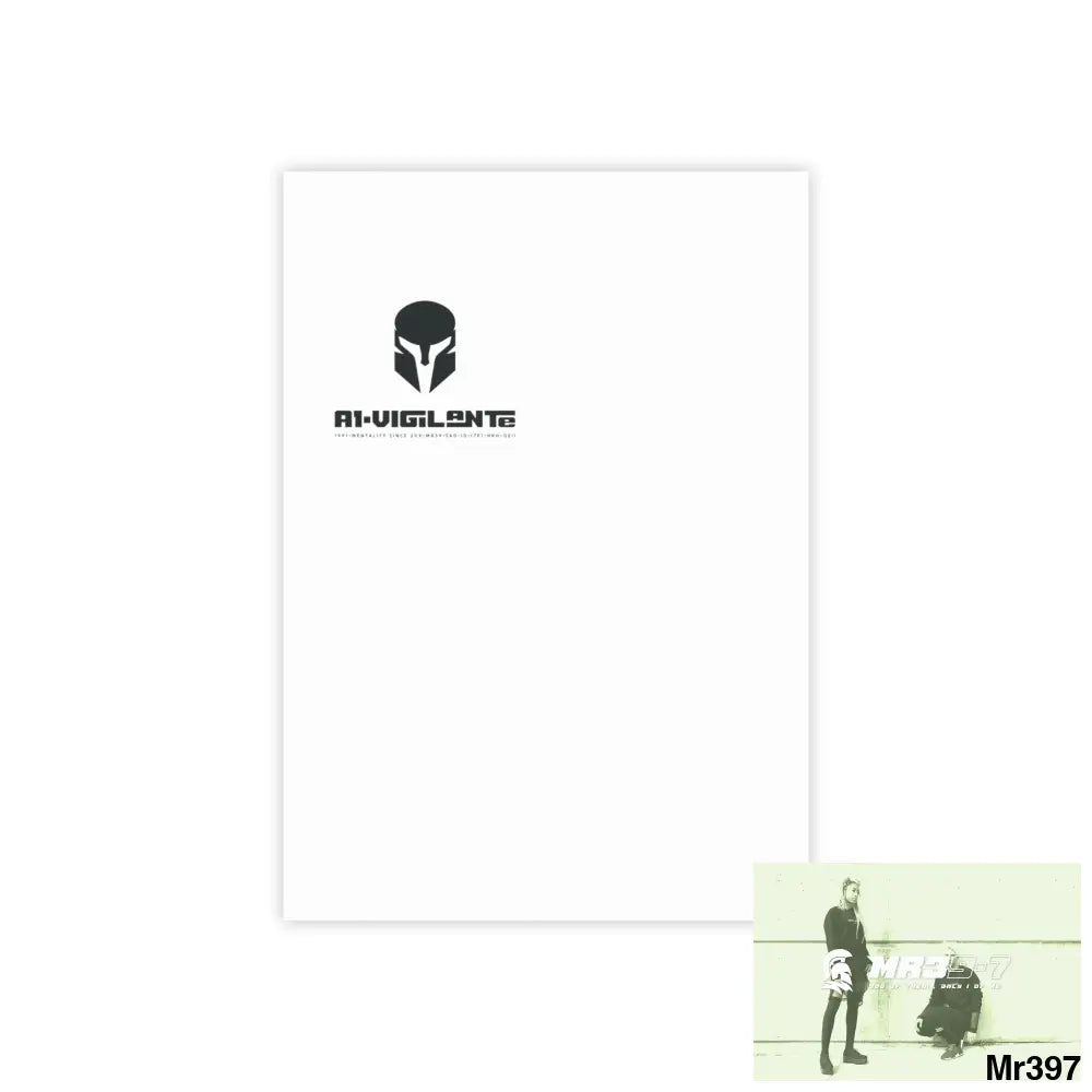 A1-Vigilante Sparta Post-it® Note Pads 4’’ x 6’’ / White Paper products