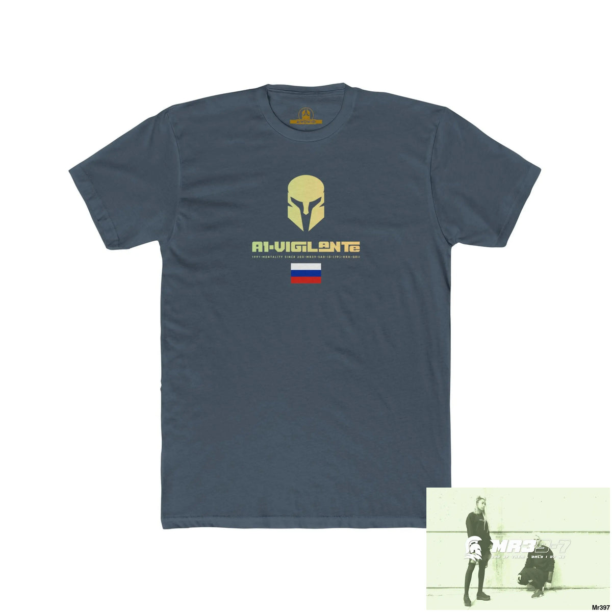 A1-Vigilante Sparta (Russian Mentality from ?) My Life My Deaths 2001-2024 Their Plans,failed.Tactical GB Men’s Cotton