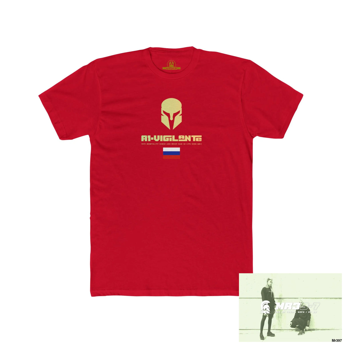 A1-Vigilante Sparta (Russian Mentality from ?) My Life My Deaths 2001-2024 Their Plans,failed.Tactical GB Men’s Cotton