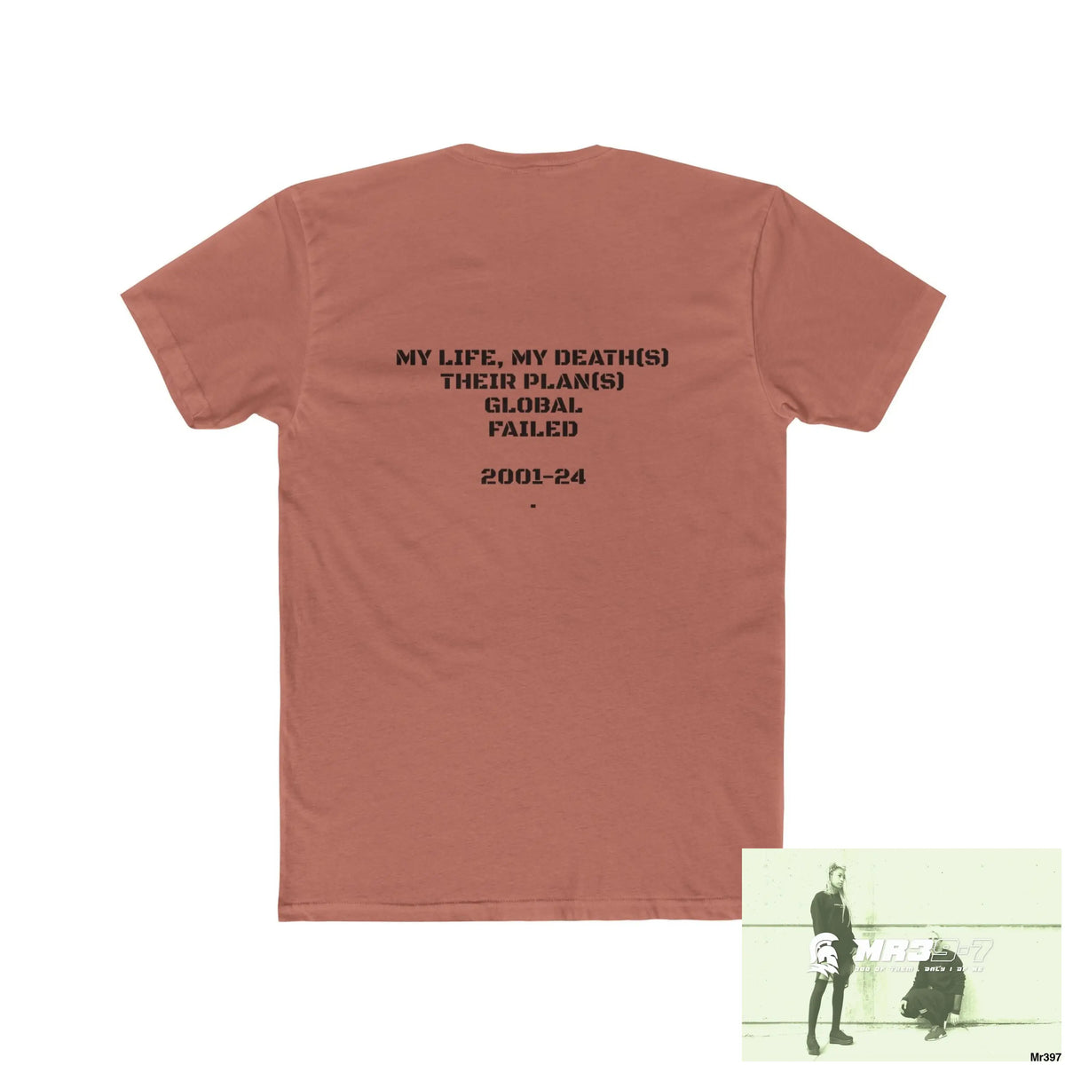 A1-Vigilante Sparta (Russian Mentality from ?) My Life My Deaths 2001-2024 Their Plans,failed.Tactical GB Men’s Cotton
