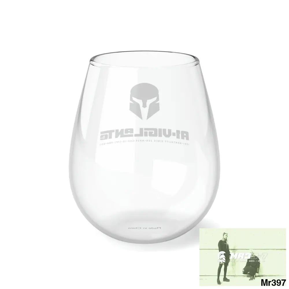 A1-Vigilante Sparta Stemless Wine Glass 11.75oz 11.75oz Mug