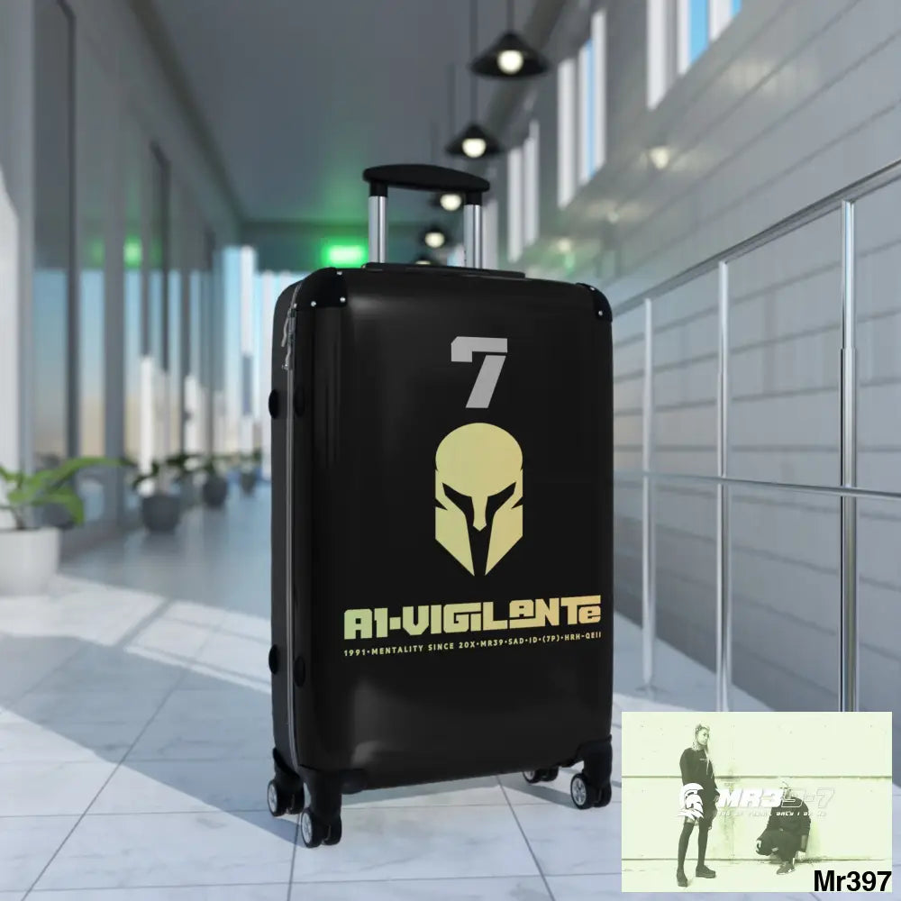 A1-Vigilante Sparta Suitcase Medium / Black Bags