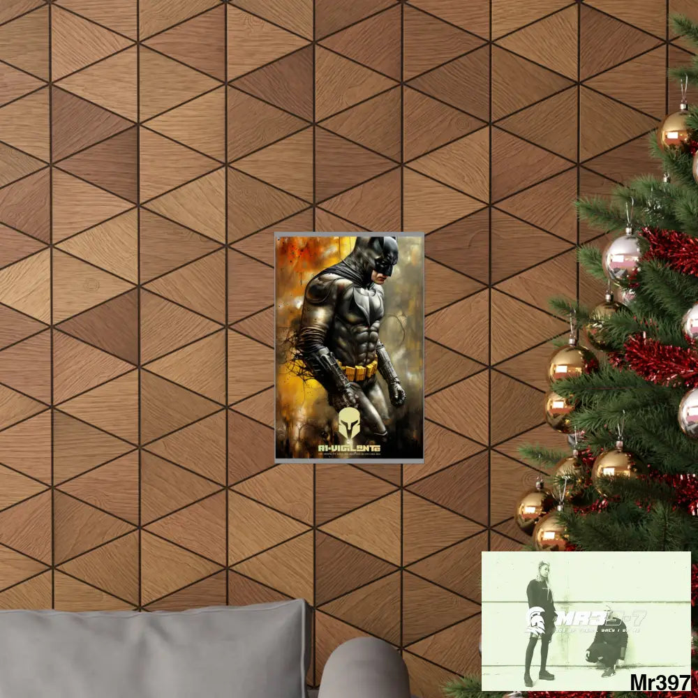 A1-Vigilante Sparta Super Resolution Batpain Steampunk Graphic Matte Vertical Posters Poster