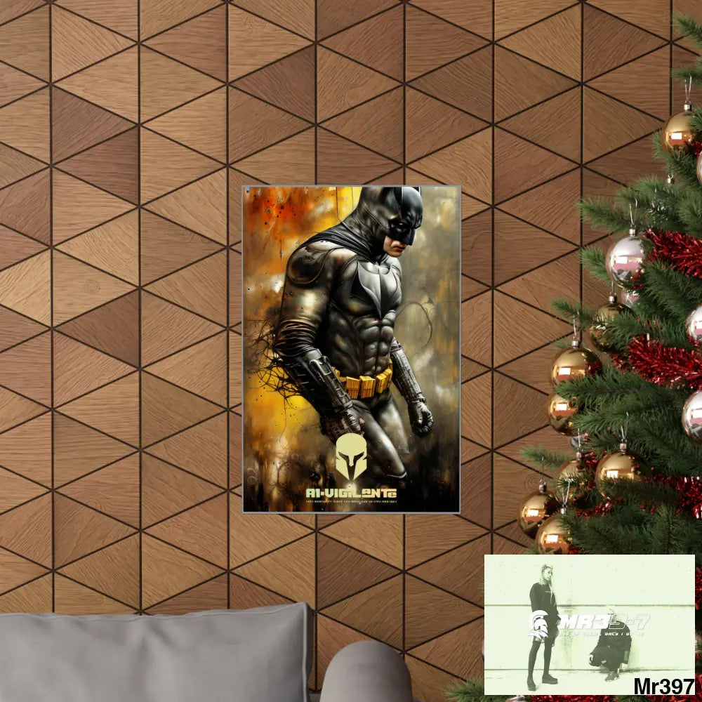 A1-Vigilante Sparta Super Resolution Batpain Steampunk Graphic Matte Vertical Posters Poster