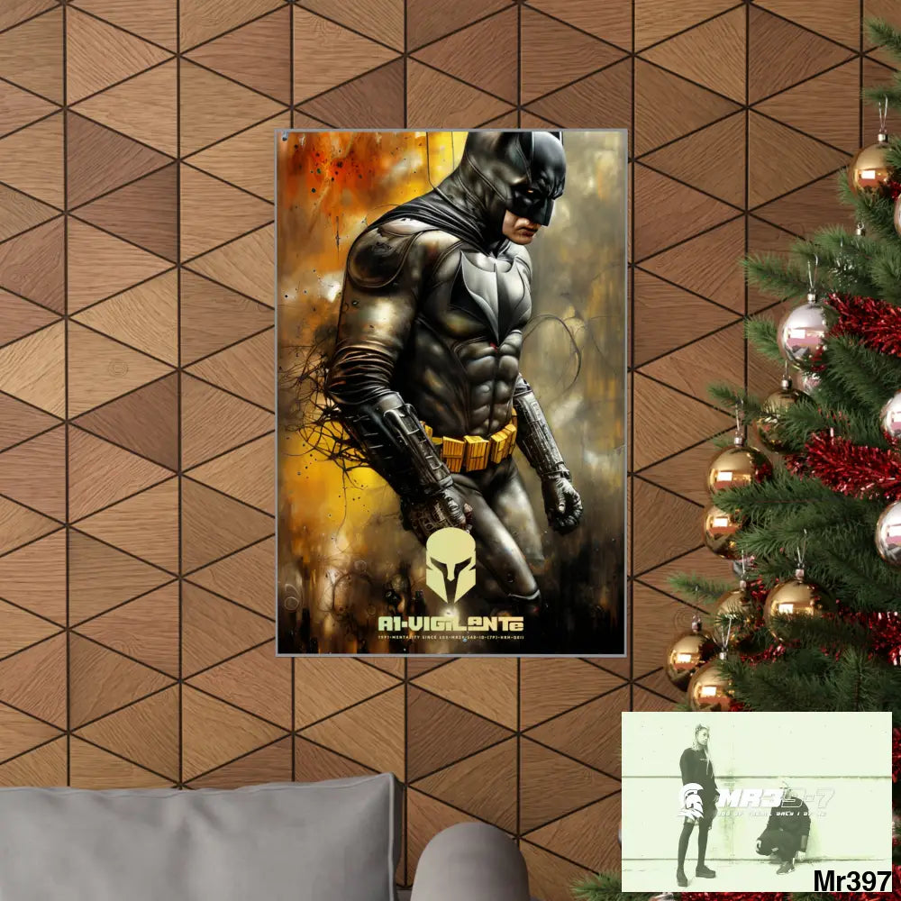 A1-Vigilante Sparta Super Resolution Batpain Steampunk Graphic Matte Vertical Posters Poster