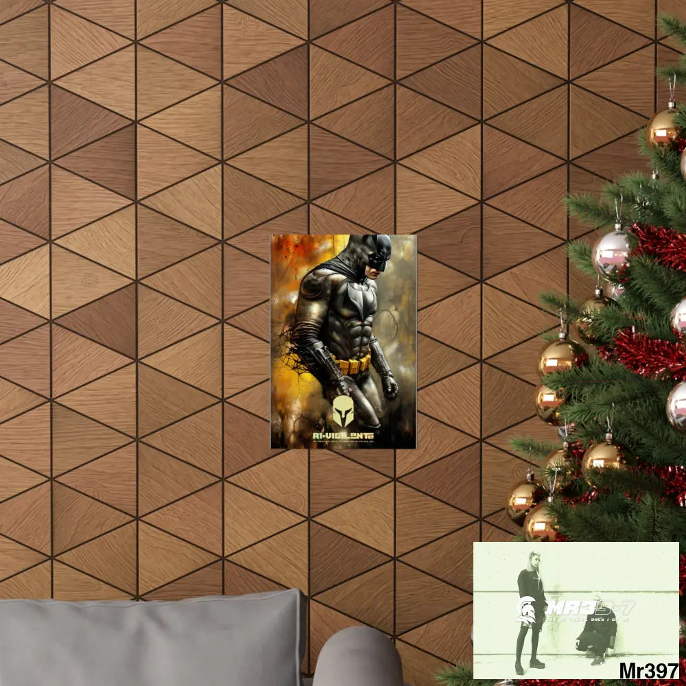 A1-Vigilante Sparta Super Resolution Batpain Steampunk Graphic Matte Vertical Posters Poster