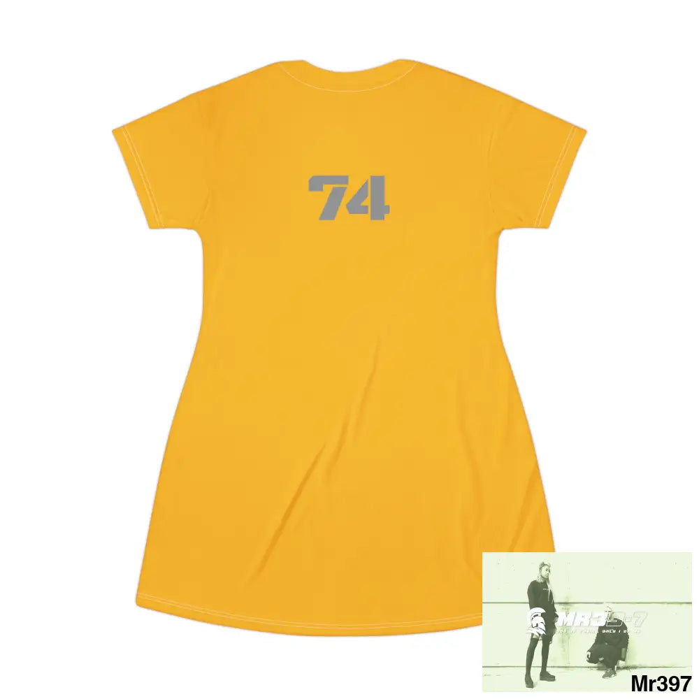 A1-Vigilante Sparta T-Shirt Dress (AOP) All Over Prints