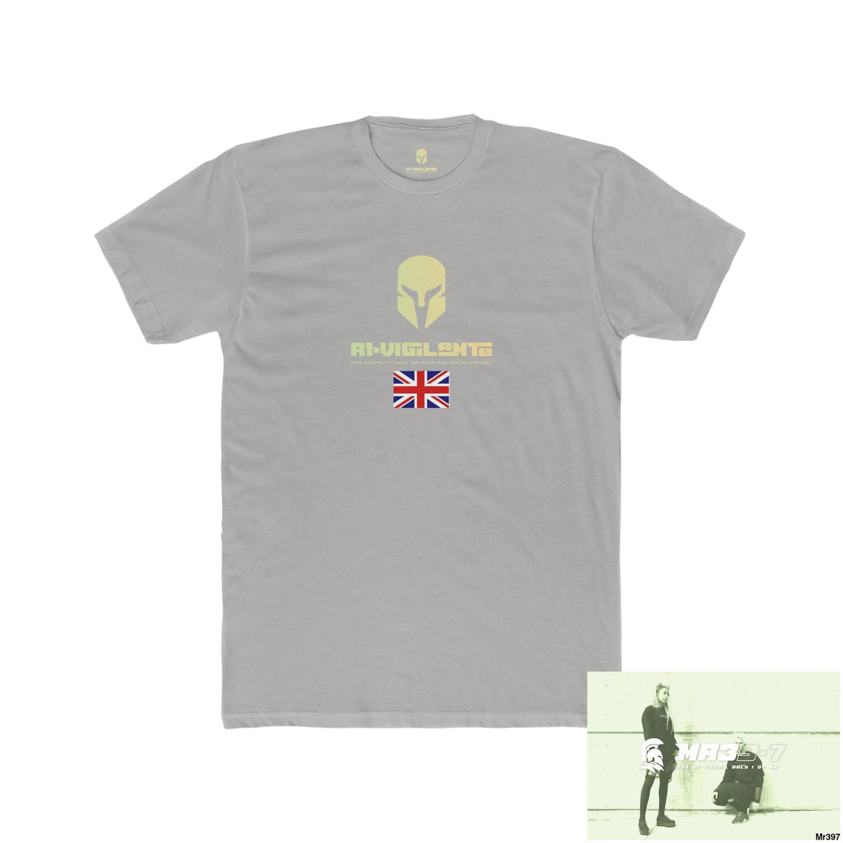 A1-Vigilante Sparta & The Columbian Elements Shrewsbury 2016 My Work 2022-23 - Men’s Cotton Crew Tee Solid Light Grey