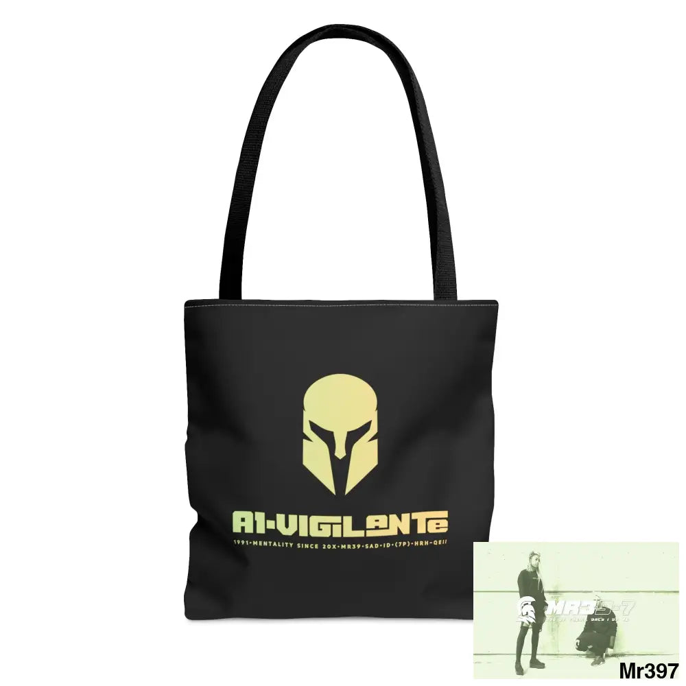 A1- Vigilante Sparta Tote Bag (AOP) Small Bags